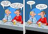 Cartoon: Minderjährige Raucherin (small) by Chris Berger tagged minderjährig,rauchen,kind,mutter,teenager