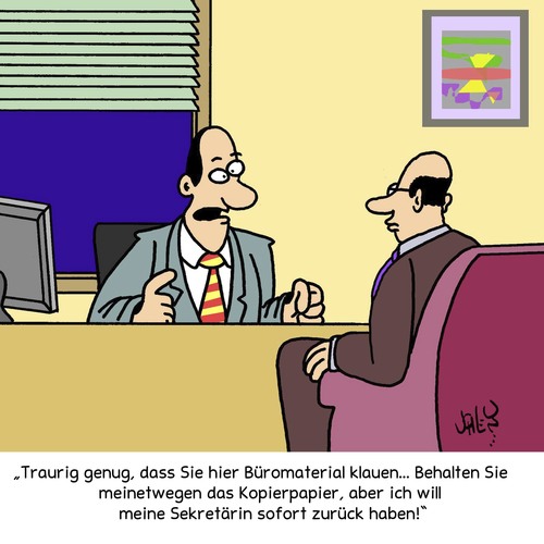 Cartoon: Traurig genug! (medium) by Karsten Schley tagged arbeit,arbeitgeber,arbeitnehmer,jobs,business,wirtschaft,diebstahl,kriminalität,arbeit,arbeitgeber,arbeitnehmer,jobs,business,wirtschaft,diebstahl,kriminalität