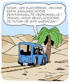 Cartoon: Auto-Responsabilite Europeenne (small) by Karsten Schley tagged responsabilite,ue,politique,defense,militaire,otan,usa,technologie,societe