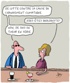 Cartoon: Biologiste? (small) by Karsten Schley tagged changement,climatique,brasseries,hommes,femmes,professions