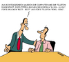 Cartoon: Budget (small) by Karsten Schley tagged rationalisierung,einsparungen,kostenreduzierung,kostendruck,betriebskosten,wirtschaft,business,arbeitgeber,arbeitnehmer,budget,budgetkürzungen,arbeit,arbeitsplätze