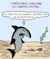 Cartoon: Coronavirus et tourisme... (small) by Karsten Schley tagged coronavirus,tourisme,economie,animaux,politique,sante