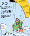 Cartoon: Eco-Terrorisme (small) by Karsten Schley tagged terrorisme,greenpeace,ecologie,politique,allemagne,munich,futbol,securite,societe