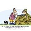 Cartoon: Ein Voll-Profi (small) by Karsten Schley tagged fussball,profifussball,sport,business,verteidiger,bundesliga,wettkampf,sieger,verlierer,wirtschaft,jobs