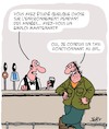 Cartoon: Environnement (small) by Karsten Schley tagged etudes,universites,education,emplois,chauffeurs,pubs,bars