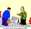 Cartoon: Geheimnis (small) by Karsten Schley tagged business,geld,markt,profit,finanzmarkt,wirtschaft,börse,aktien,aktienkurse