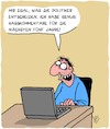 Cartoon: Genug (small) by Karsten Schley tagged politik,politiker,hasskommentare,internet,facebook,computer,sozialverhalten,technik,trolle,bildungsferne,gesellschaft,fakten,deutschland