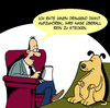 Cartoon: Guter Rat (small) by Karsten Schley tagged psychologie,tiere,hunde,gesundheit,tierpsychologie,psychiatrie