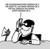 Cartoon: Henker (small) by Karsten Schley tagged hotlines telemarketing telefonservice wirtschaft kommunikation gesellschaft deutschland