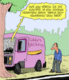 Cartoon: Mahlzeit! (small) by Karsten Schley tagged musik,kultur,klassik,brot,ernährung,handwerk,verkehr,transport,unfälle