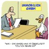 Cartoon: Schöner wohnen (small) by Karsten Schley tagged immobilien,vermieter,wohnen,makler,verkäufer,business,wirtschaft,natur,enten,tiere