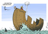 Cartoon: Eurozone sinks (small) by rodrigo tagged eurozone,europe,european,union,eu,ecb,mario,draghi,angela,merkel