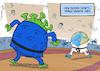 Cartoon: Global combat (small) by rodrigo tagged global,world,economy,imf,growth,international,politics,covid19,pandemic,coronavirus,olympics,games,sport,judo,tokyo,japan