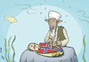 Cartoon: Terror in Norway (small) by rodrigo tagged norway,anders,behring,breivik,terror,atack,bomb,terrorist,osama,bin,laden
