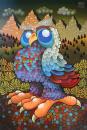 Cartoon: Owl (small) by Guido Vedovato tagged owl nature animals naive