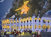 Cartoon: The Burning of the White House (small) by cartoonistzach tagged trump,biden,transition,united,states,elections