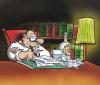 Cartoon: the writer (small) by HSB-Cartoon tagged writer,poet,alcohol
