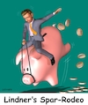 Cartoon: Lindners Spar-Rodeo (small) by Cartoonfix tagged bundesfinanzminister,christian,lindner,sparkurs,ampelkoalition