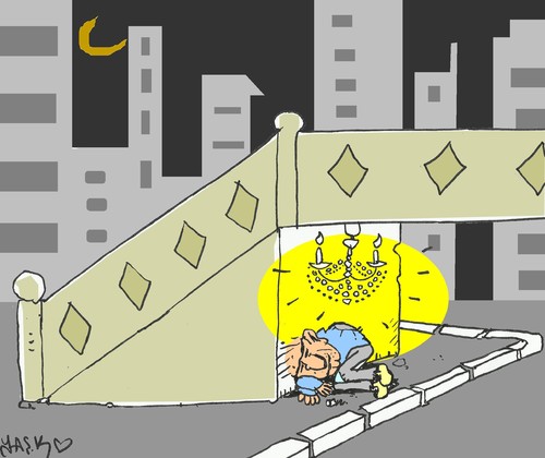 Cartoon: as homesickness (medium) by yasar kemal turan tagged as,homesickness