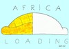 Cartoon: bread-loadng (small) by yasar kemal turan tagged bread africa internet hunger help loadng