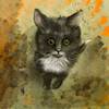 Cartoon: Kätzchen (small) by alesza tagged kitten,cat,animal,cute,sweet,illustration,painting,digital,art