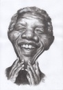 Cartoon: RIP Mandela (small) by Joen Yunus tagged caricature,charcoal,mandela