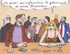 Cartoon: beuteschema (small) by woessner tagged beuteschema,mann,frau,bar,kneipe,alkohol,flirt,beziehung,erotik