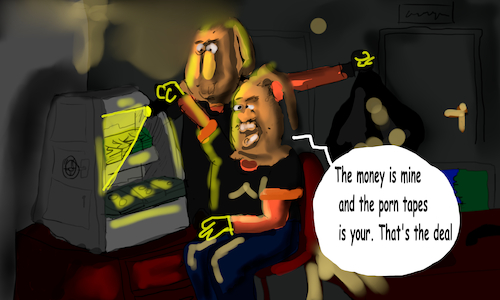 Cartoon: the thieves (medium) by sal tagged cartoon,the,thieves