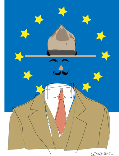 Cartoon: Canada and EU (medium) by gungor tagged eu
