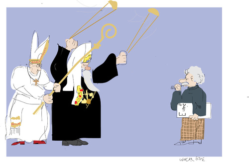 Cartoon: Einstein (medium) by gungor tagged world