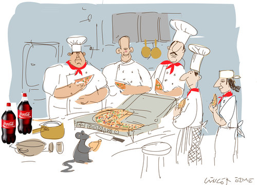 Cartoon: French Cuisine (medium) by gungor tagged france