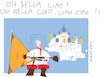 Cartoon: O Bella Ciao from Russia (small) by gungor tagged bella,ciao,from,putin