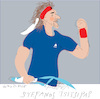 Cartoon: S Tsitsipas (small) by gungor tagged tsitsipas australian open 2022