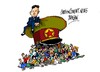 Cartoon: Kim Jong-un-poder (small) by Dragan tagged kim,jong,un,corea,del,norte,jang,song,thaek,politics,cartoon