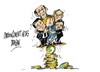 Cartoon: Tokio-FMI-recaida mundial (small) by Dragan tagged japon,tokio,fmi,eeuu,ue,china,politics,cartoon
