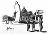 Cartoon: Der Obelisk (small) by jerichow tagged satire,obelisk,petersplatz,petersdom,sakrileg,papst,kondome