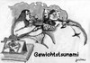 Cartoon: Gewichtstsunami (small) by jerichow tagged satire gesundheitspolitik freßsucht gesundheit gewichtszunahme nahrung übergewicht fettleibigkeit dick schwergewicht