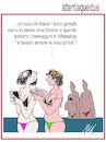 Cartoon: attenti a quei due (small) by Enzo Maneglia Man tagged vignetta,umorismo,grafico,cassonettari,di,man