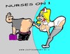 Cartoon: Nurses On One 13 (small) by cartoonharry tagged nurse,sexy,girl,cartoonharry