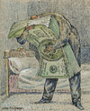 Cartoon: Dollar Love (small) by igor smirnov tagged money,dollar,love,greed,bank