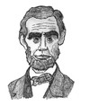 Cartoon: Abraham Lincoln (small) by Pascal Kirchmair tagged abraham lincoln president präsident usa