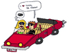 Cartoon: Toys (small) by Pascal Kirchmair tagged cadillac,cabrio,kabrio,cabriolet,decapotable,playboy,toy,girl,man,boy,convertible,angeber