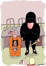 Cartoon: terrorists at home (small) by kar2nist tagged terrorist,home,infidelity,quarrel