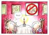 Cartoon: Poflüstern (small) by Bülow tagged hintern,arsch,ohren,furz,furzen,verboten,verbot,restaurant,ruhe,stille,diskriminierung