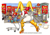Cartoon: Sex sells (small) by Niessen tagged hen,chicken,supermarket,cart,shopping,egg,hamburger
