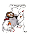 Cartoon: Spiegelei (small) by BiSch tagged ostern easter ei egg pfanne pan fried
