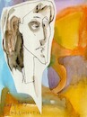 Cartoon: Abstract portrait (small) by Kestutis tagged abstract portrait kestutis lithuania art kunst