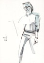 Cartoon: Sketch. Artist and model 16 (small) by Kestutis tagged sketch,artist,model