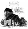 Cartoon: Anbau (small) by Kriki tagged church,religion,gemeinde,kirchhe,kirchensteuer,kollekte