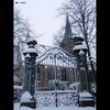 Cartoon: MH - The Gate 2 (small) by MoArt Rotterdam tagged rotterdam,gate,poort,church,kerk,hillegondakerk,hillegondachurch,sneeuw,snow